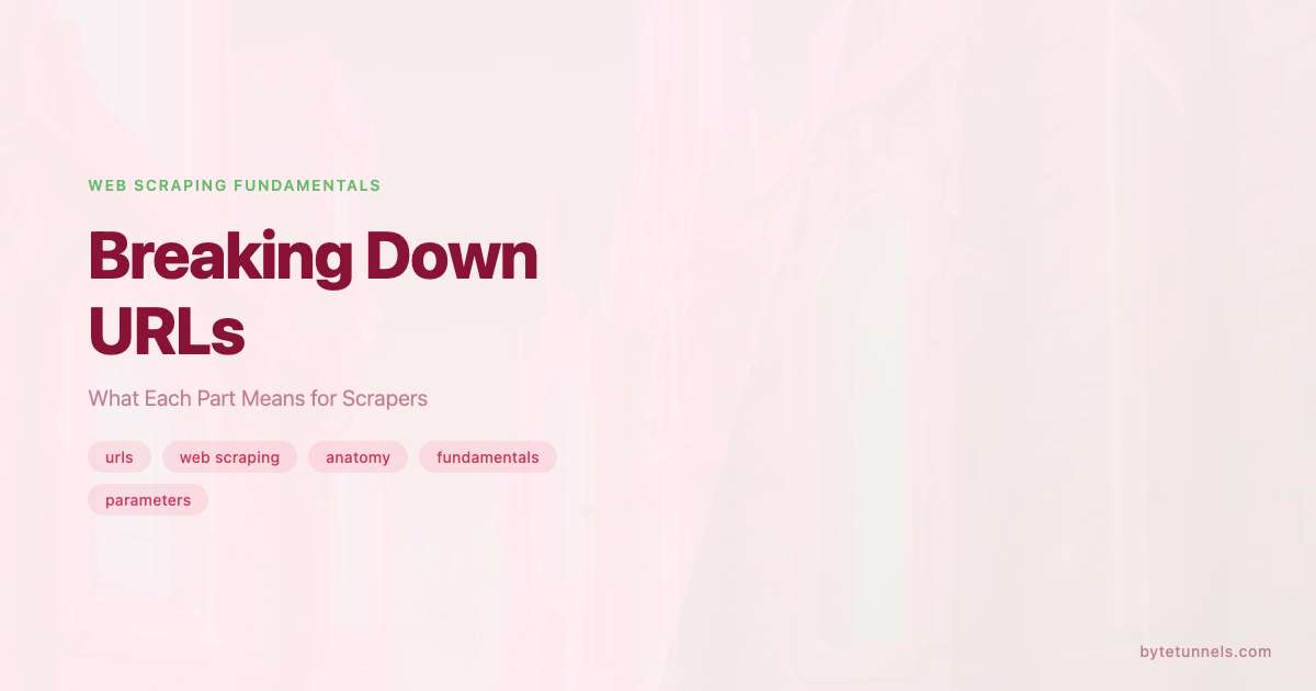 Breaking Down URLs: What Each Part Means for Scrapers