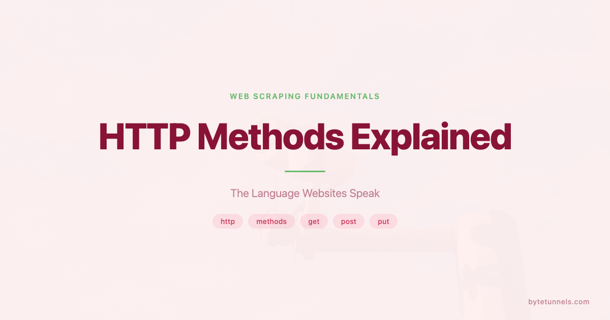HTTP Methods Explained: The Language Websites Speak
