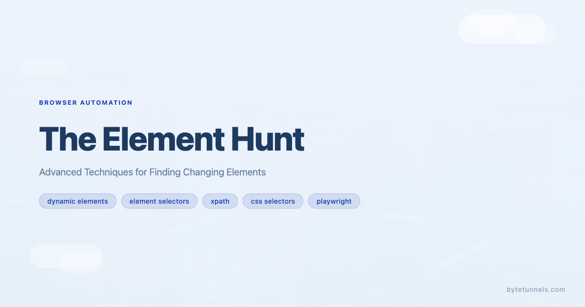 The Element Hunt: Advanced Techniques for Finding Changing Elements