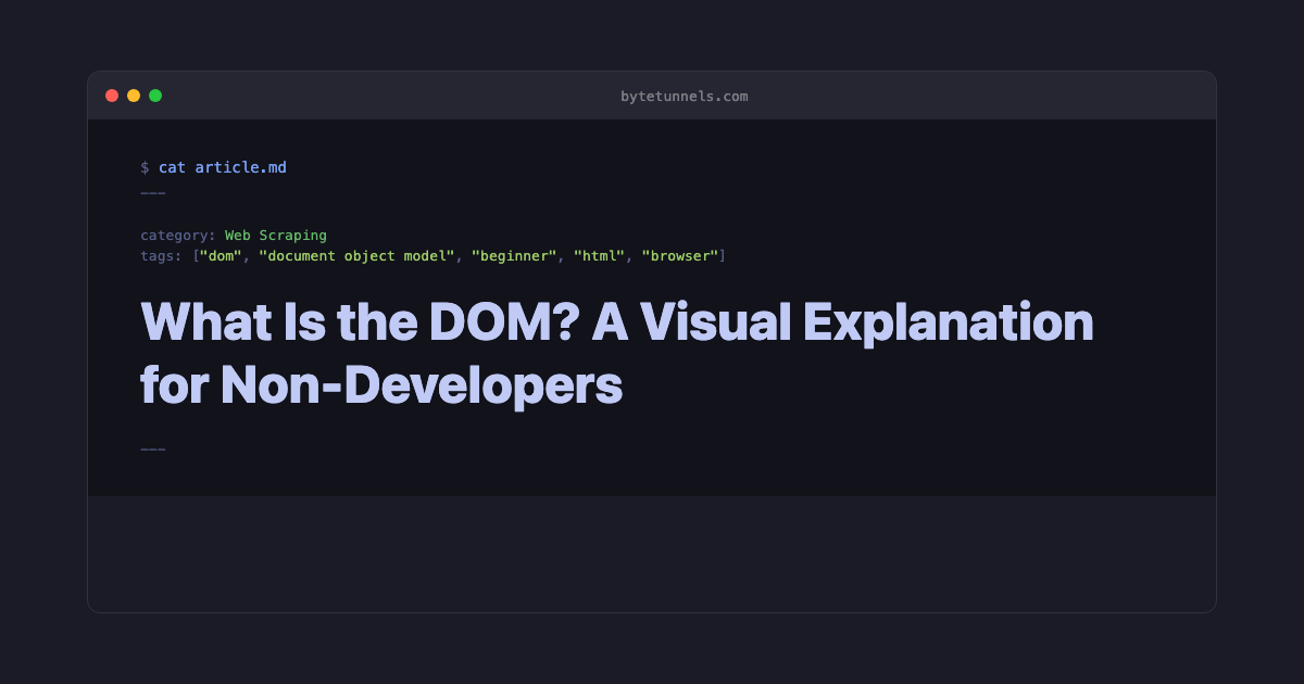 What Is the DOM? A Visual Explanation for Non-Developers
