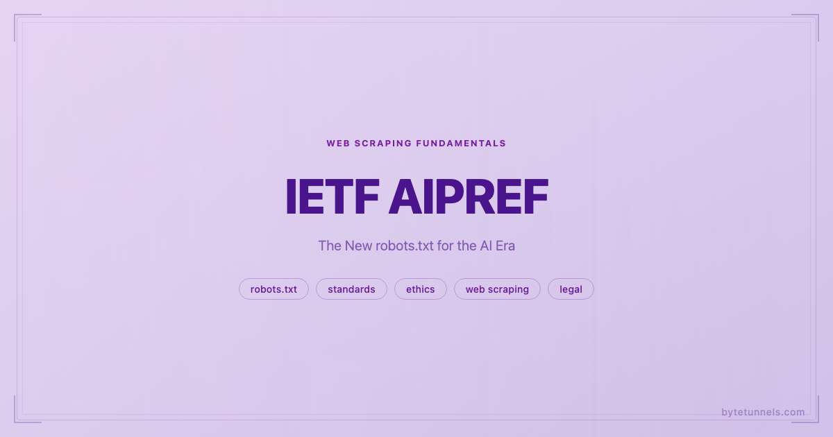 IETF AIPREF: The New robots.txt for the AI Era