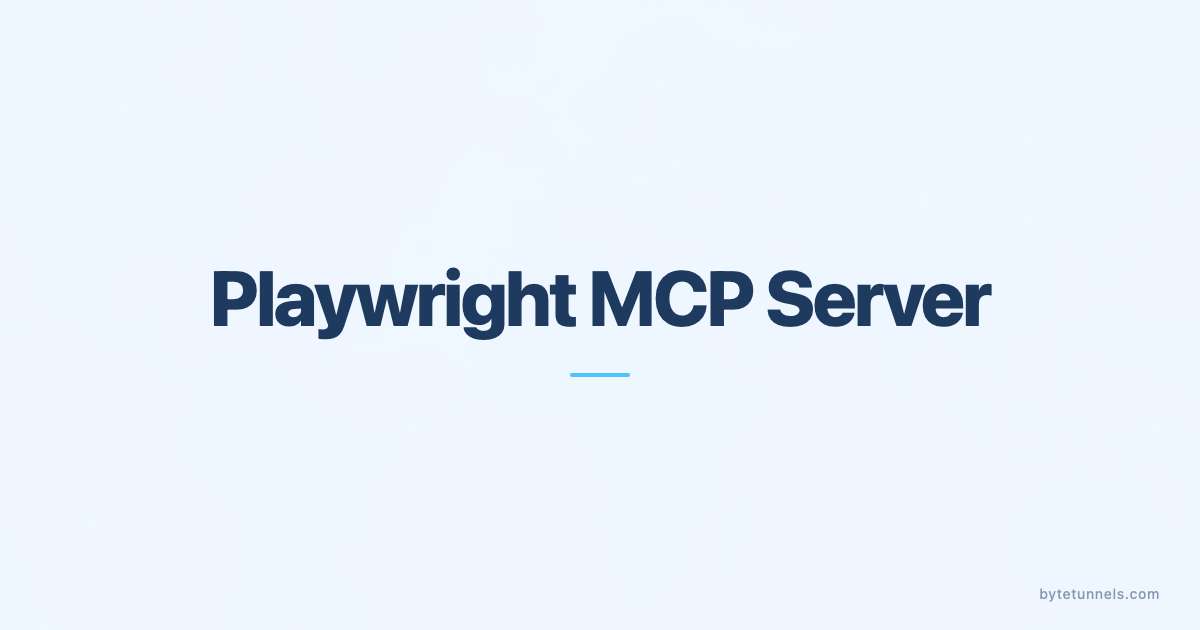 Playwright MCP Server: Connecting Browser Automation to AI Agents