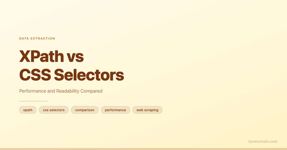 XPath vs CSS Selectors: Performance and Readability Compared